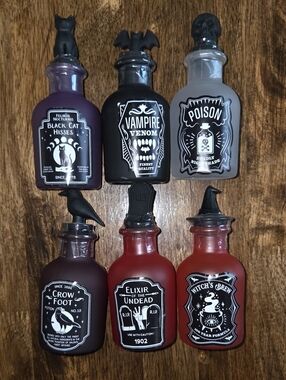 Target Bullseye Set Of 6 Unfilled Potion Jars
